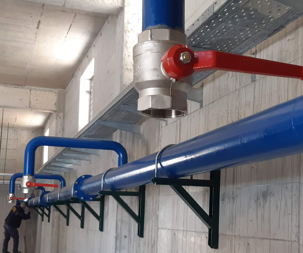 Κεντρικός συλλέκτης πεπιεσμένου αέρα – Χαλυβουργία Ελλάδος